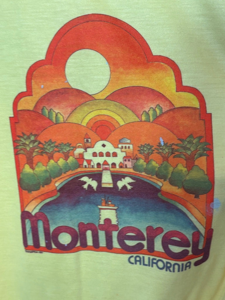 1970s Retro Sunburst "Monterey California" Tee