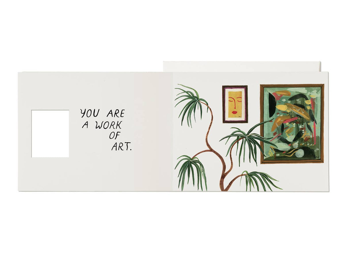 Greeting card-Work of Art love