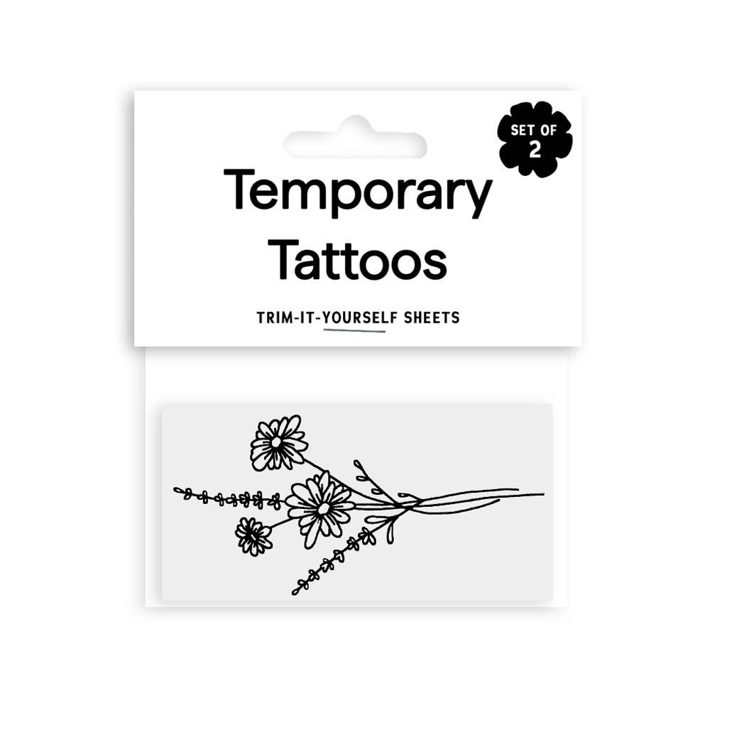 Daisy Temporary Tattoos