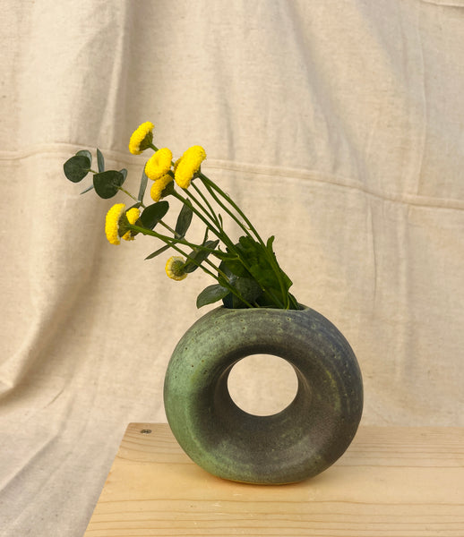 Blue Green Loop Vase