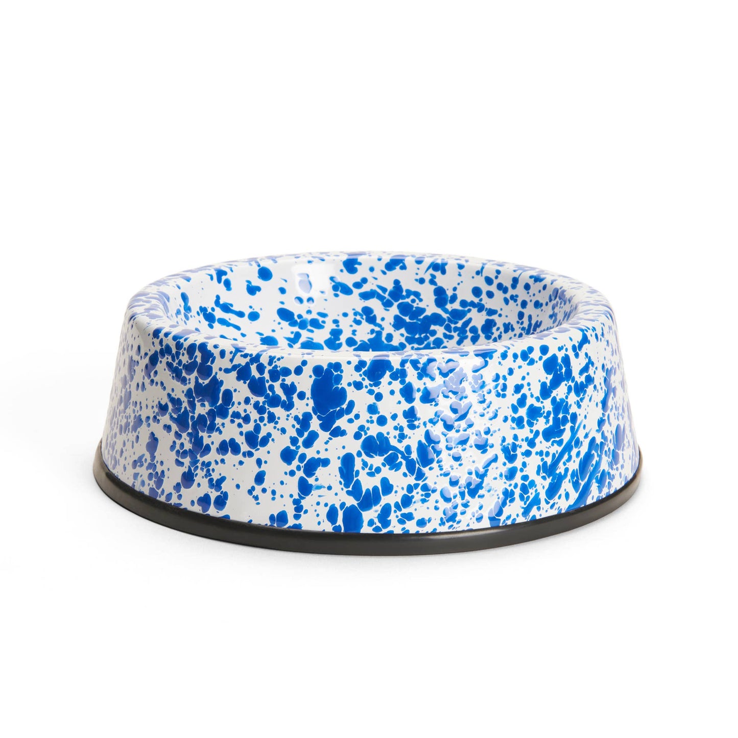 Splatter Enamelware Large Pet Bowl