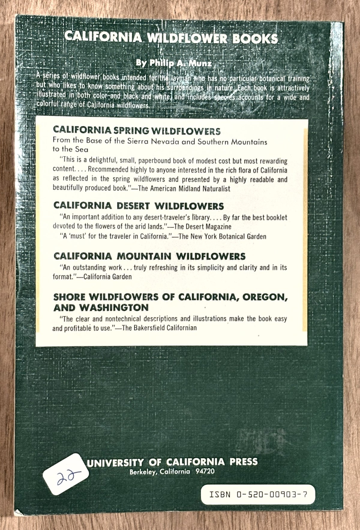 Shore Wildflowers of California, Oregon and Washington — Philip A. Munz
