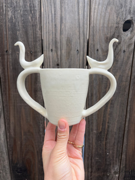 SS Pair of Swans Amphora Vase