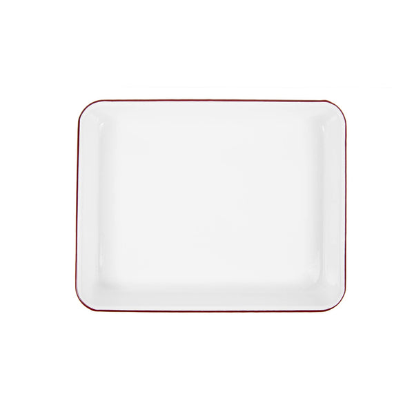 Vintage Enamelware Small Rectangle Tray