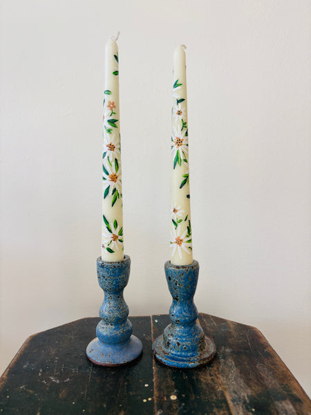 Hand Painted Taper Candles