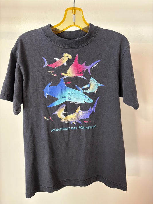 Kids' Rainbow Sharks Monterey Bay Aquarium Tee - front