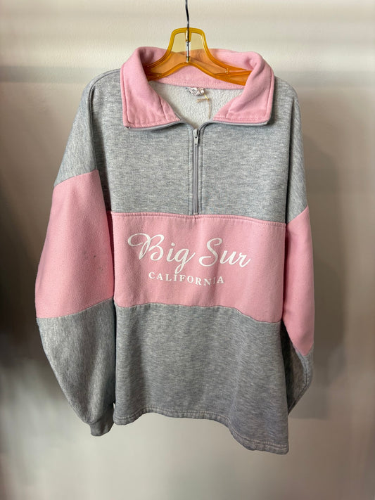 Big Sur California Colorblock Quarter-Zip - front