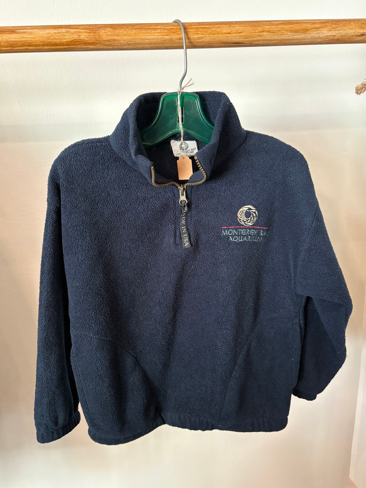 Kids' Monterey Bay Aquarium Fleece Quarter-Zip - front