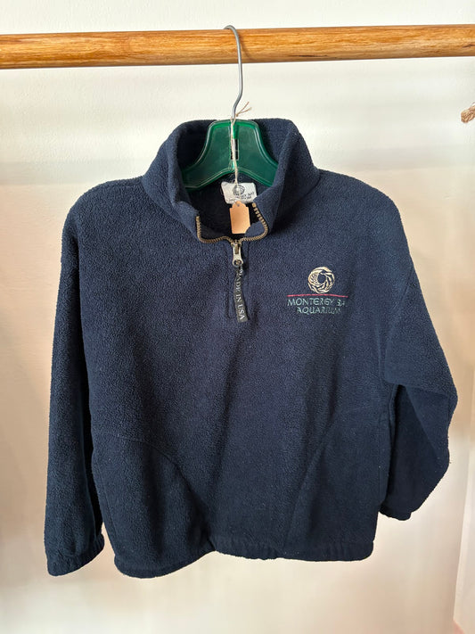 Kids' Monterey Bay Aquarium Fleece Quarter-Zip - front
