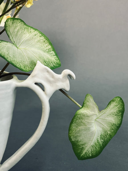 Pair of Goats Vase