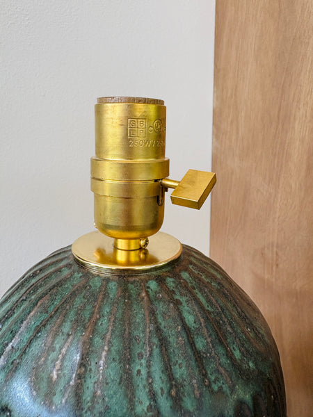 Round Carved Northern Lights LaMP