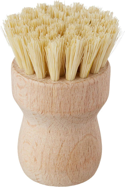 Fox Run Small Natural Dish Brush with Fiber Bristles, 3"