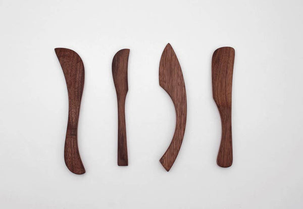 6’’ Walnut Wood Rounded Spreader