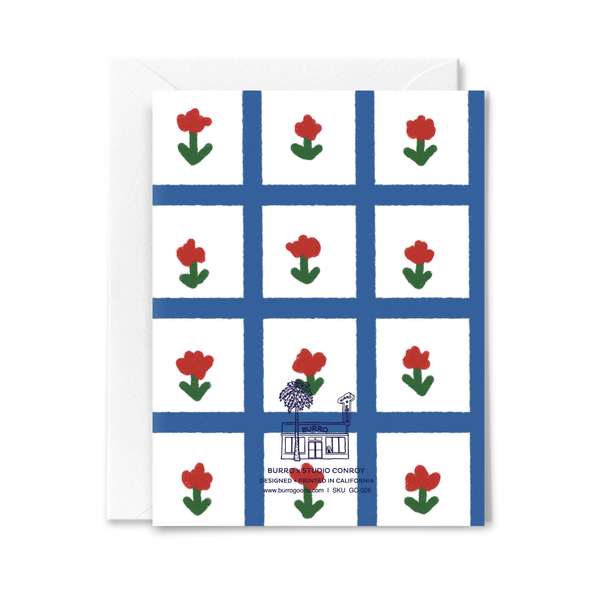 Floral Gingham Everyday Card