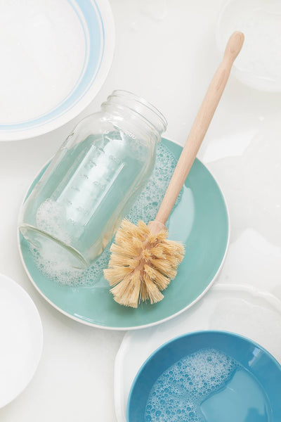 Fox Run Natural Horsehair Bottle Brush, 8.5" (Tampico)