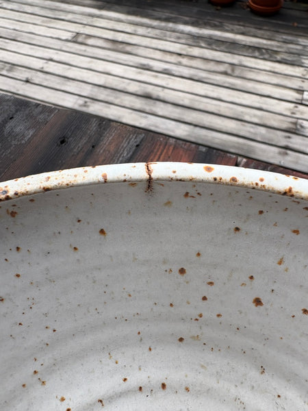 Large White Bowl