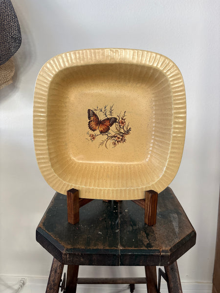 Vintage Butterfly Dish