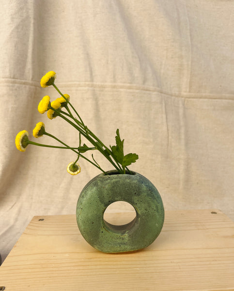 Blue Green Mini Mini Loop Vase