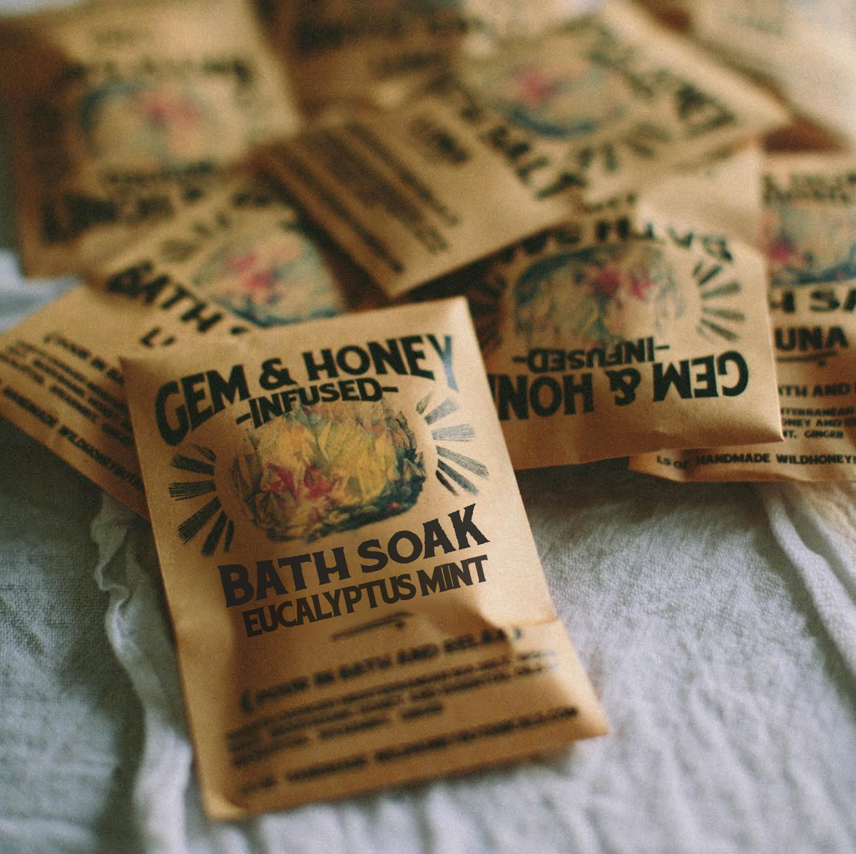 Eucalyptus Mint Bath Soak or Body Scrub Organic