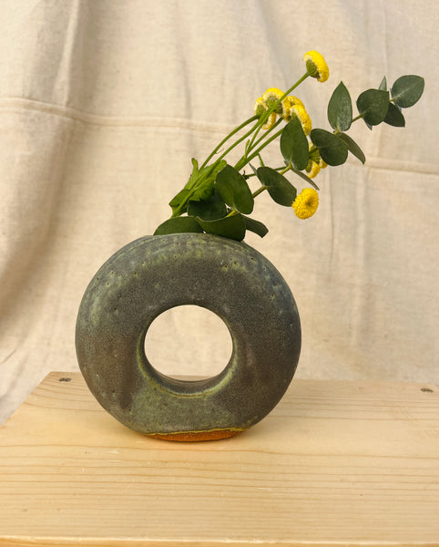 Blue Green Loop Vase