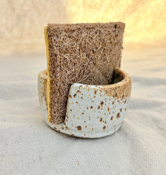 Cellulose Dish Sponge with Coconut Scrubber