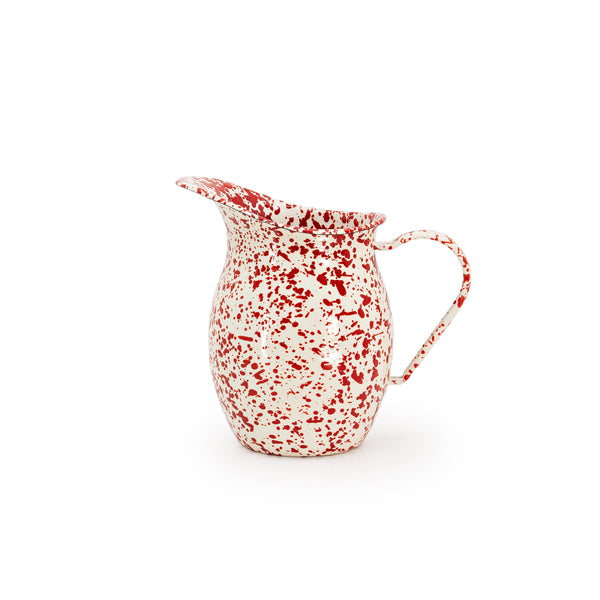 Splatter Enamelware Small Pitcher