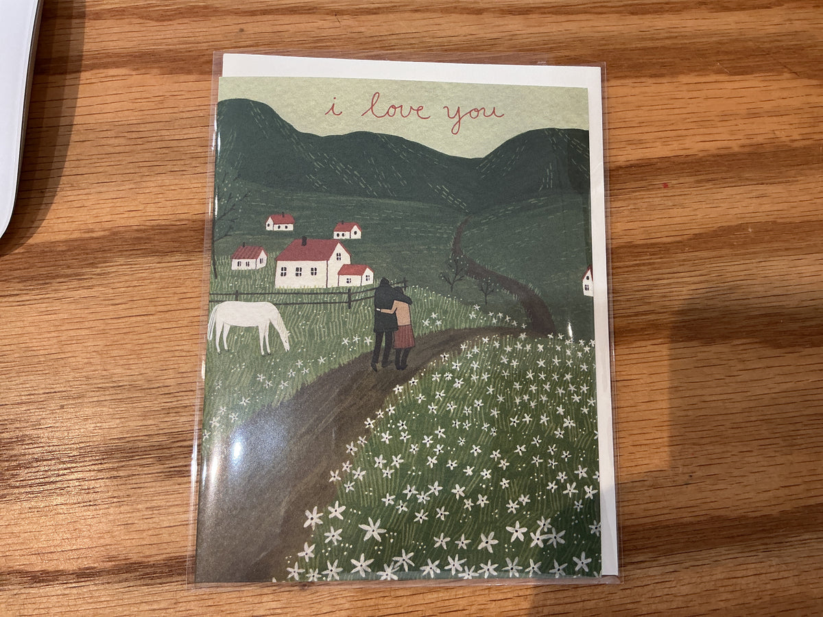 I Love You greeting card