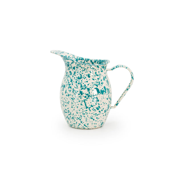 Splatter Enamelware Small Pitcher