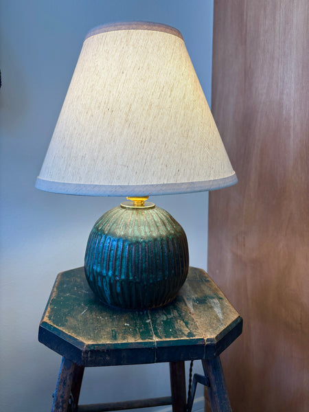 Round Carved Northern Lights LaMP