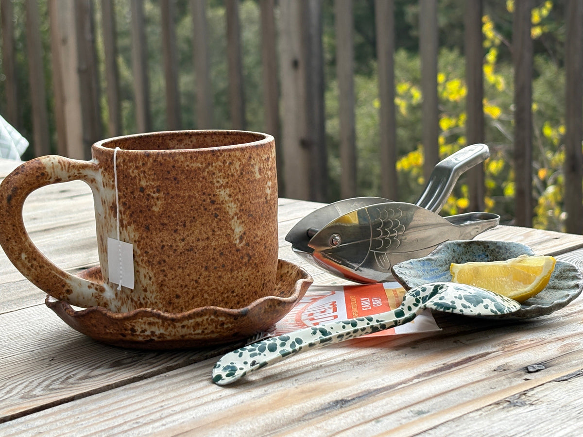 Handmade mugs by Lucy Michel