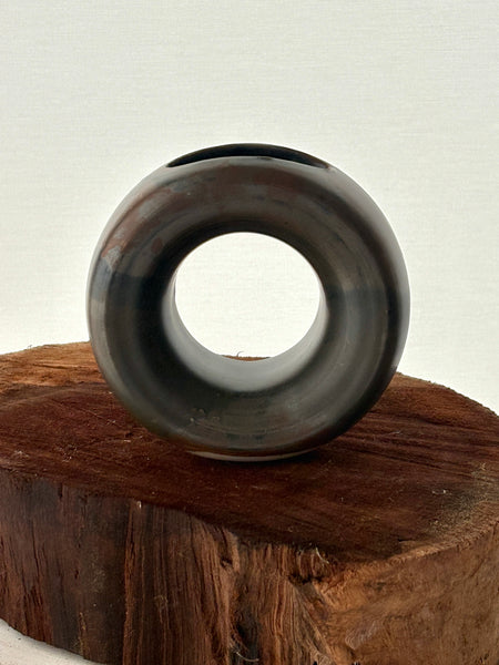 Loop Vase Medium Green/Brown Glaze SAMPLE