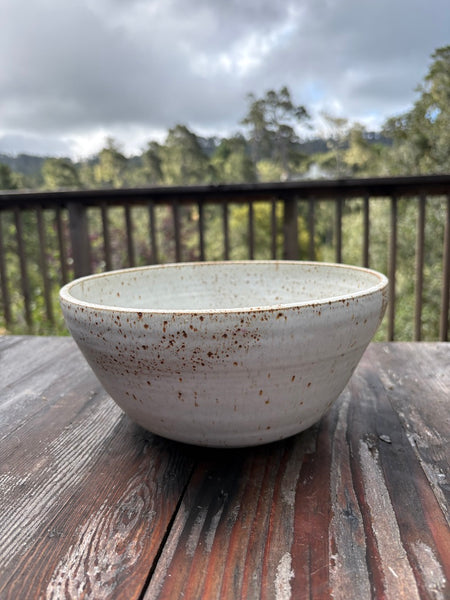 Large White Bowl
