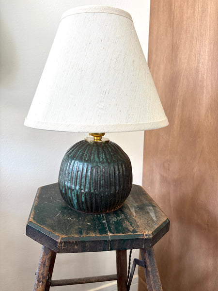 Round Carved Northern Lights LaMP