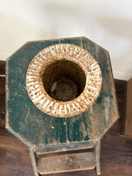 Large Rim Carved Vessel