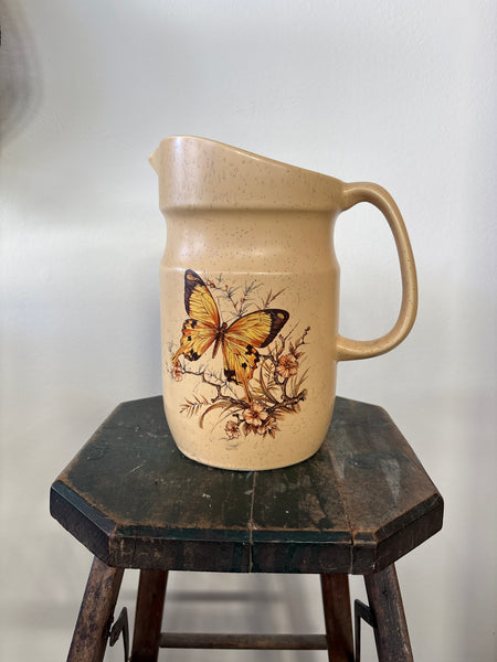 Vintage Butterfly Pitcher