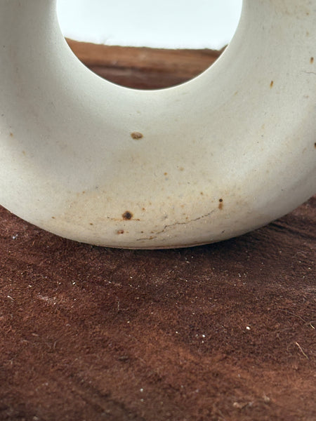 White Loop Vase - SECOND