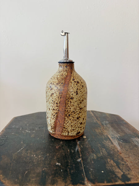 Speckled and Raw Clay Oil Dispenser