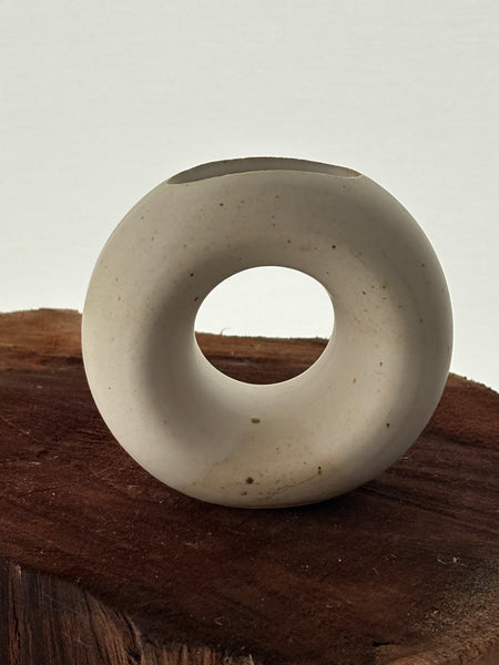 White Loop Vase - SECOND