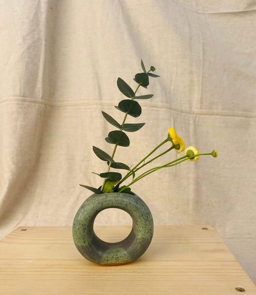 Blue Green Mini Loop Vase
