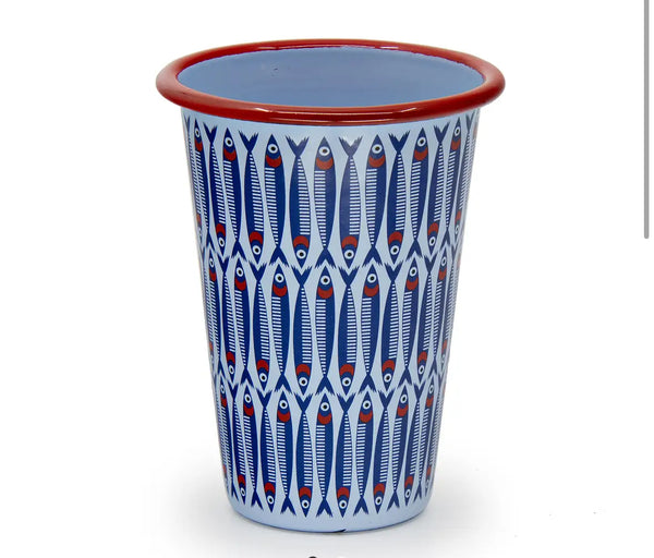 Enamel Anchovy Tumbler