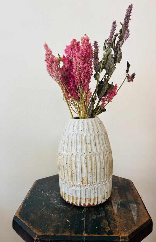 Large Carved Vase