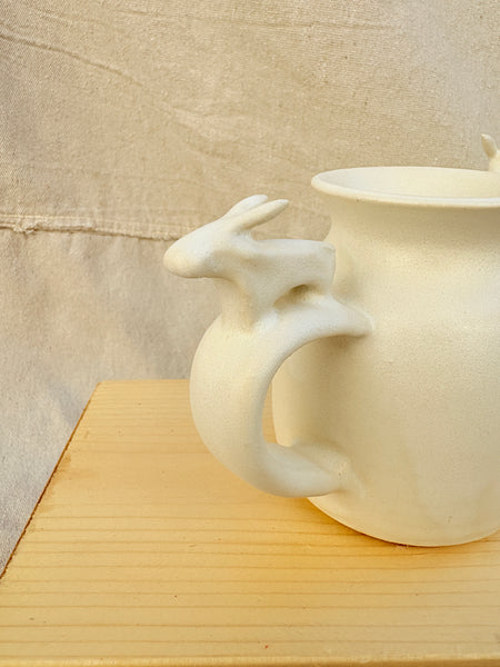 Pair of Rabbits Amphora Vase