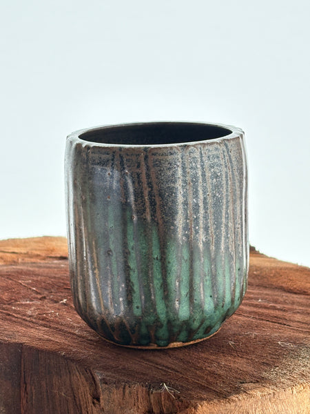 Fluted Green Cup SAMPLE