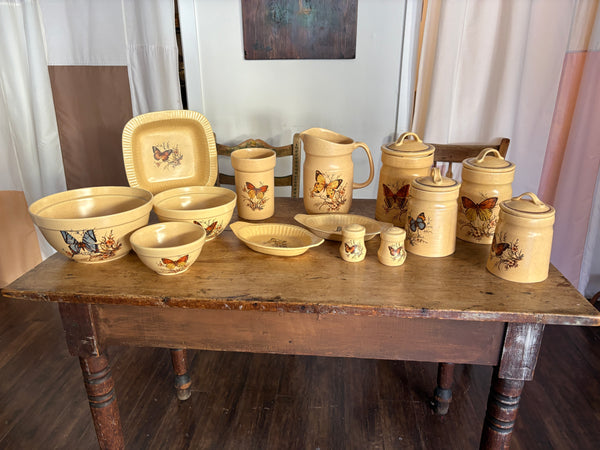 Vintage Butterfly Bowl MEDIUM