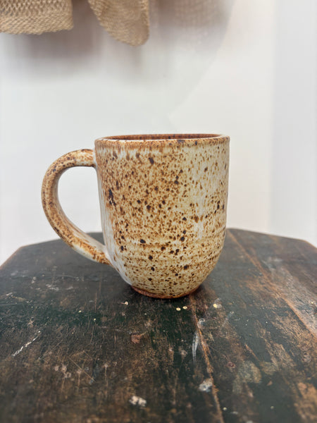 White Tan Mug