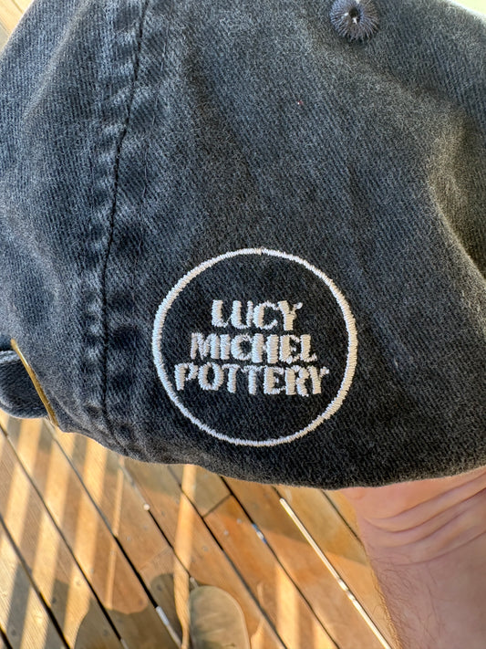 Support Your Local Pot Dealer hat in Faded Black, front