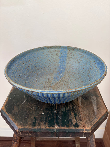 Blue Fluted Bowl