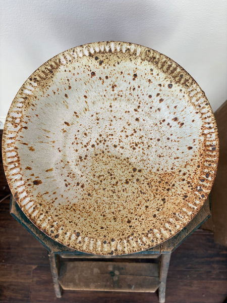 White Ruffled Bowl