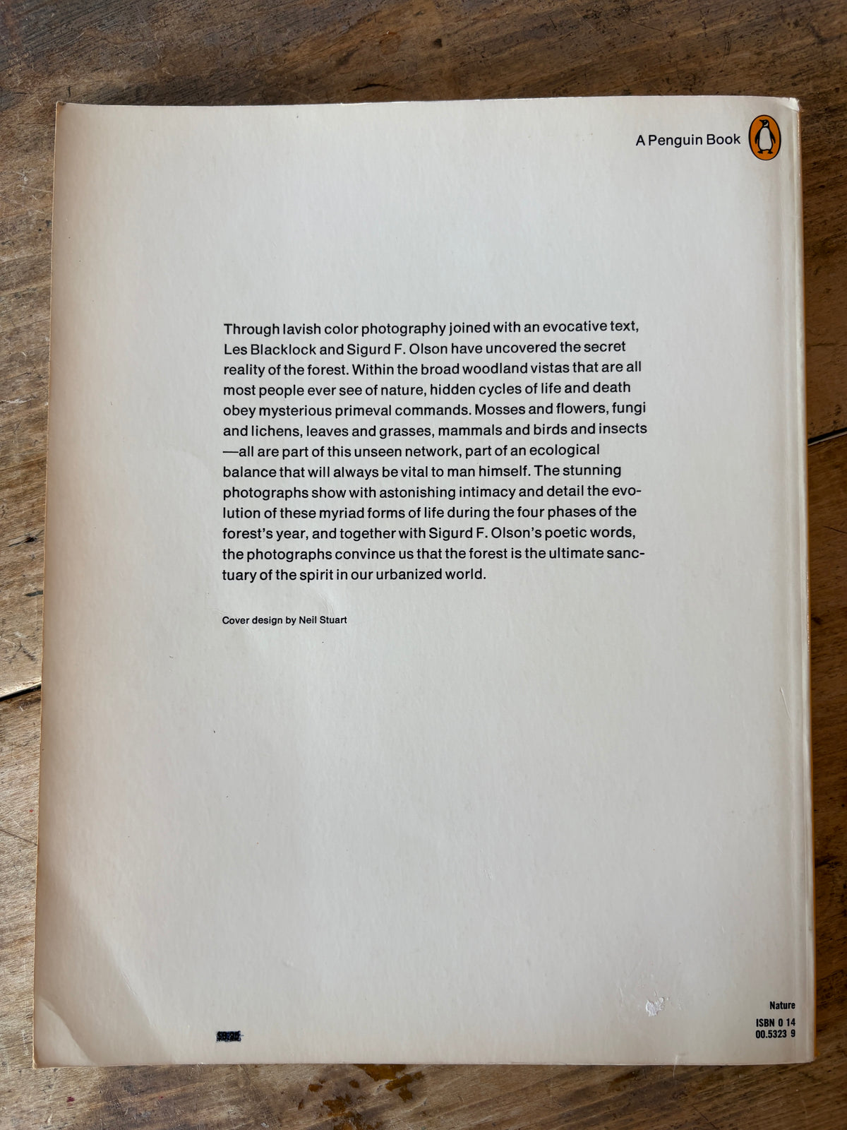 The Hidden Forest — text by Sigurd F. Olson, photographs by Les Blacklock