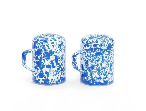 Splatter Enamelware Salt & Pepper Shaker Set